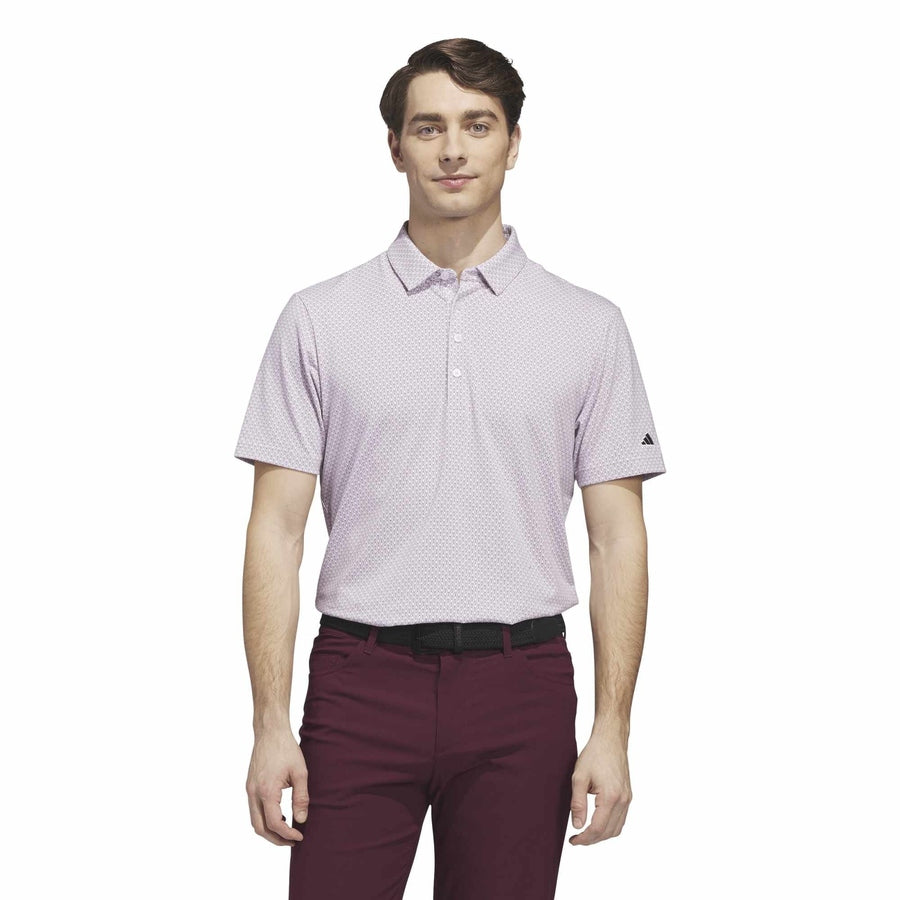 Polo imprimé Adidas Ultimate365+ Go-To - violet