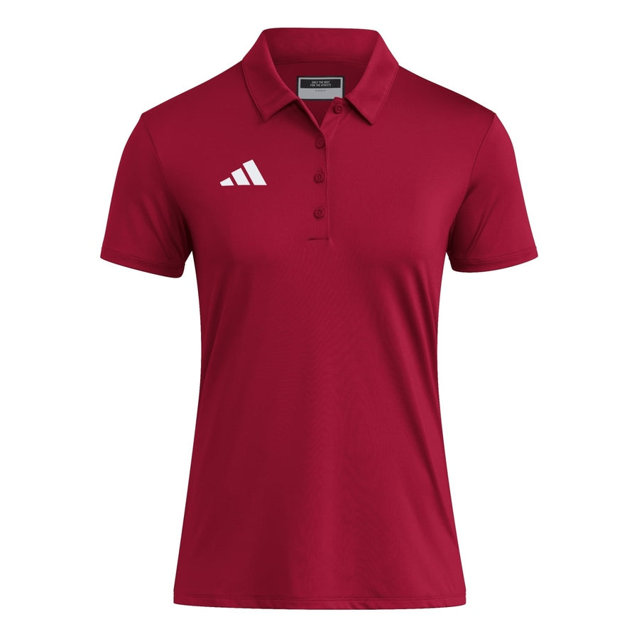 Adidas Ladies Ultimate365 Solid Polo Shirt - Red