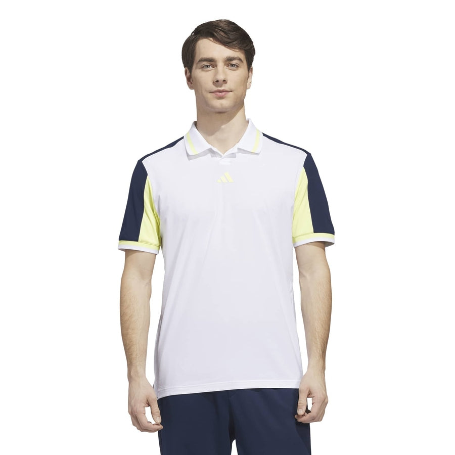 Adidas Beyond The Course Vent Twistknit Polo Shirt - White