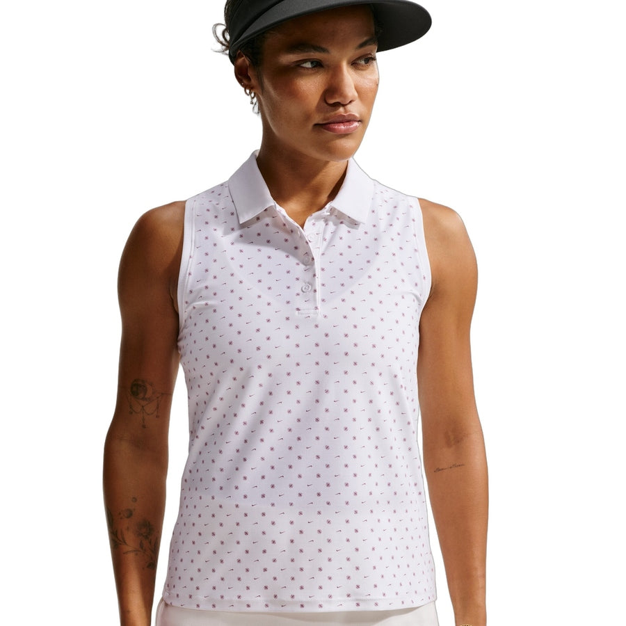 Nike Ladies Victory Dri-FIT Sleeveless Printed Golf Polo - Course/Event Logo