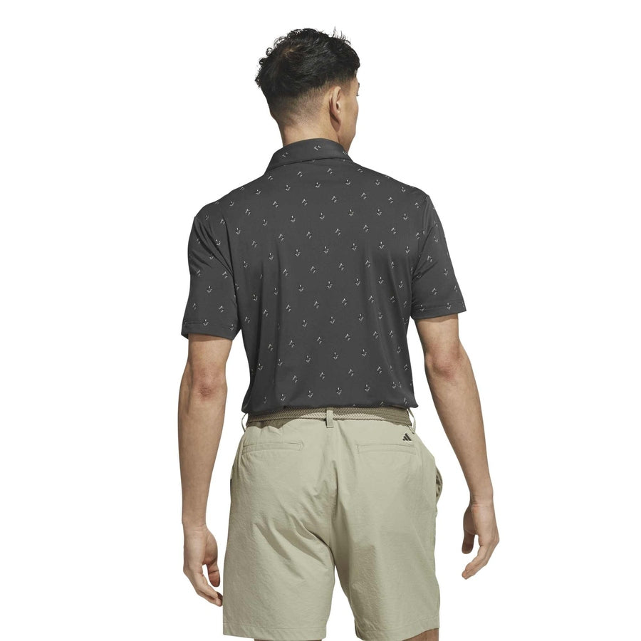 Polo Adidas Ultimate365 Essence Print Climacool - Noir