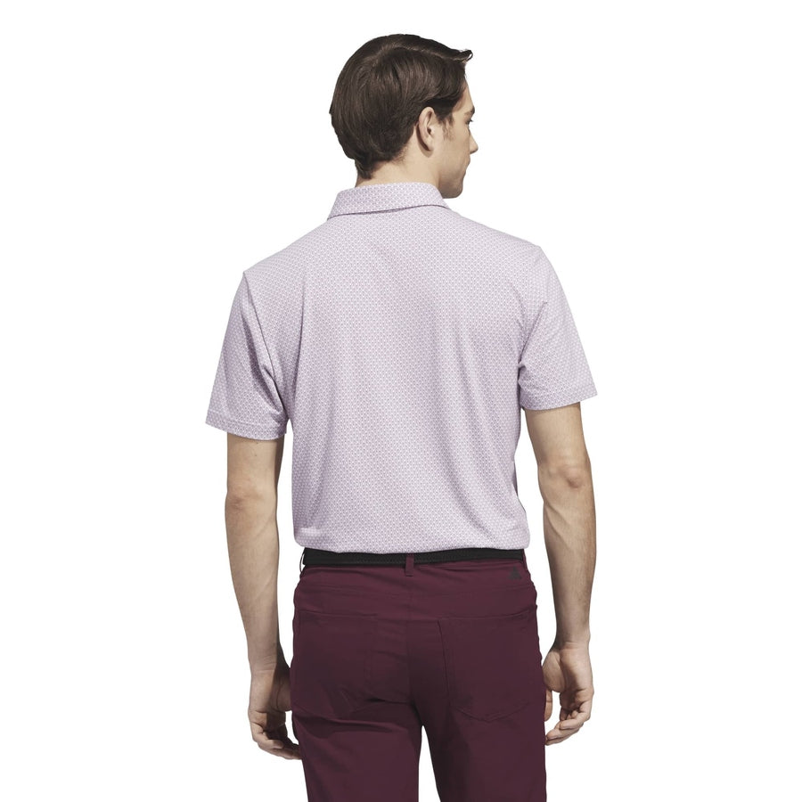 Polo imprimé Adidas Ultimate365+ Go-To - violet