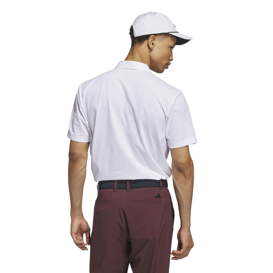 Polo de golf Adidas Ultimate365 Twistknit Tour - blanc