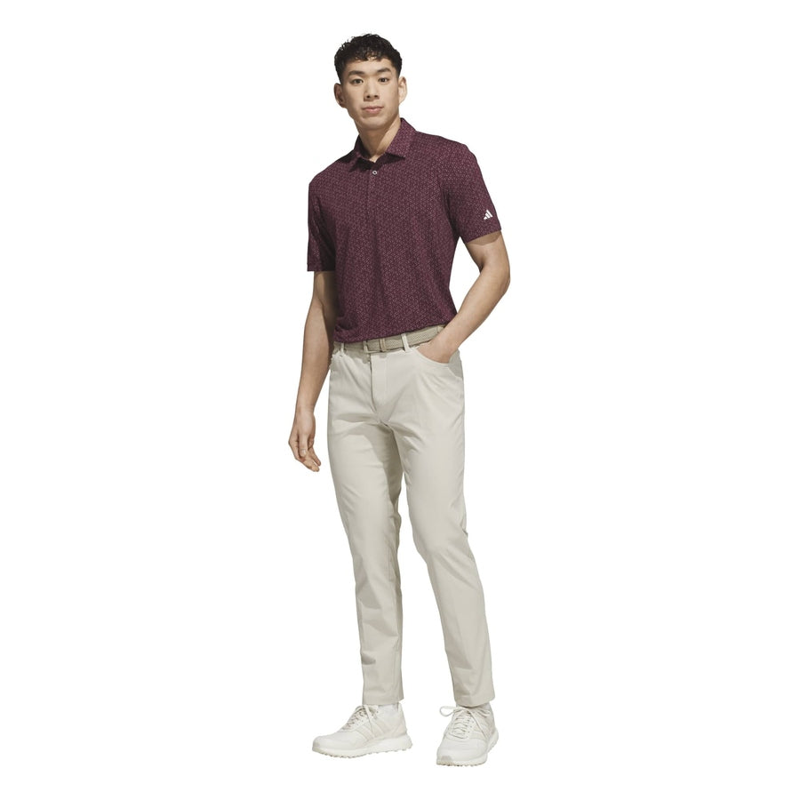 Adidas Ultimate365 Mesh Tango Print Climacool Polo Shirt - Red