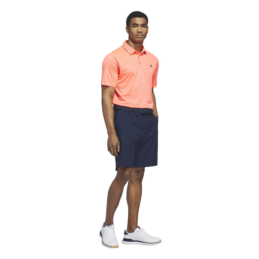 Polo Adidas Performance à imprimé texturé - orange