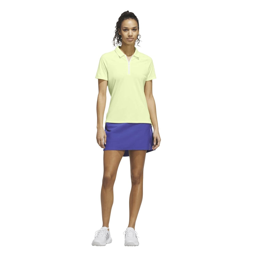 Polo Adidas Ultimate365 Melange Climacool pour femme - jaune