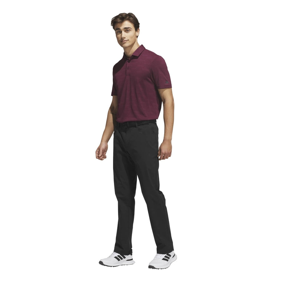 Adidas Ultimate365 Jacquard Polo Shirt - Red