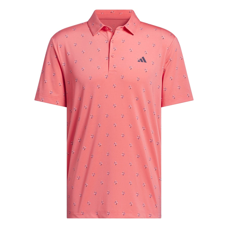 Polo Adidas Ultimate365 Essence Print Climacool - rose