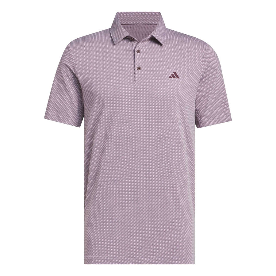 Adidas Performance Textured Polo Shirt - Purple