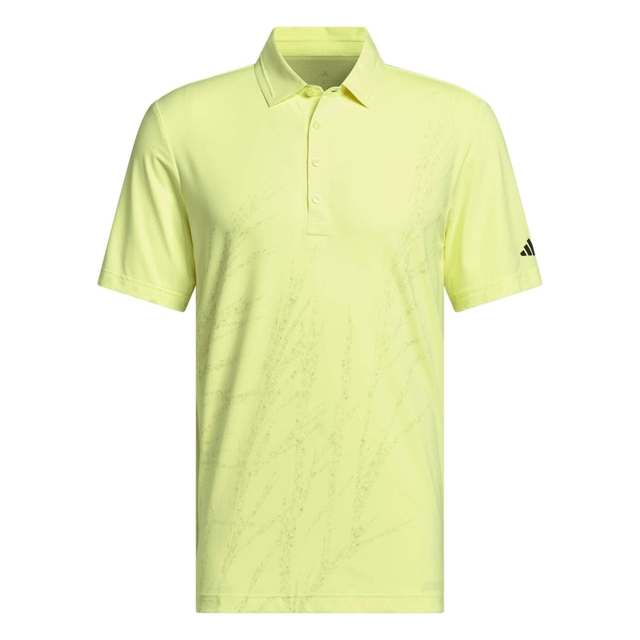Adidas Ultimate365 Tour Cool Feeling Fescue Golf Polo - Yellow