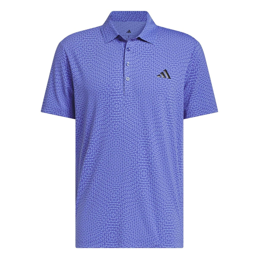 Polo Adidas Ultimate365 Tour Deco à effet frais - bleu