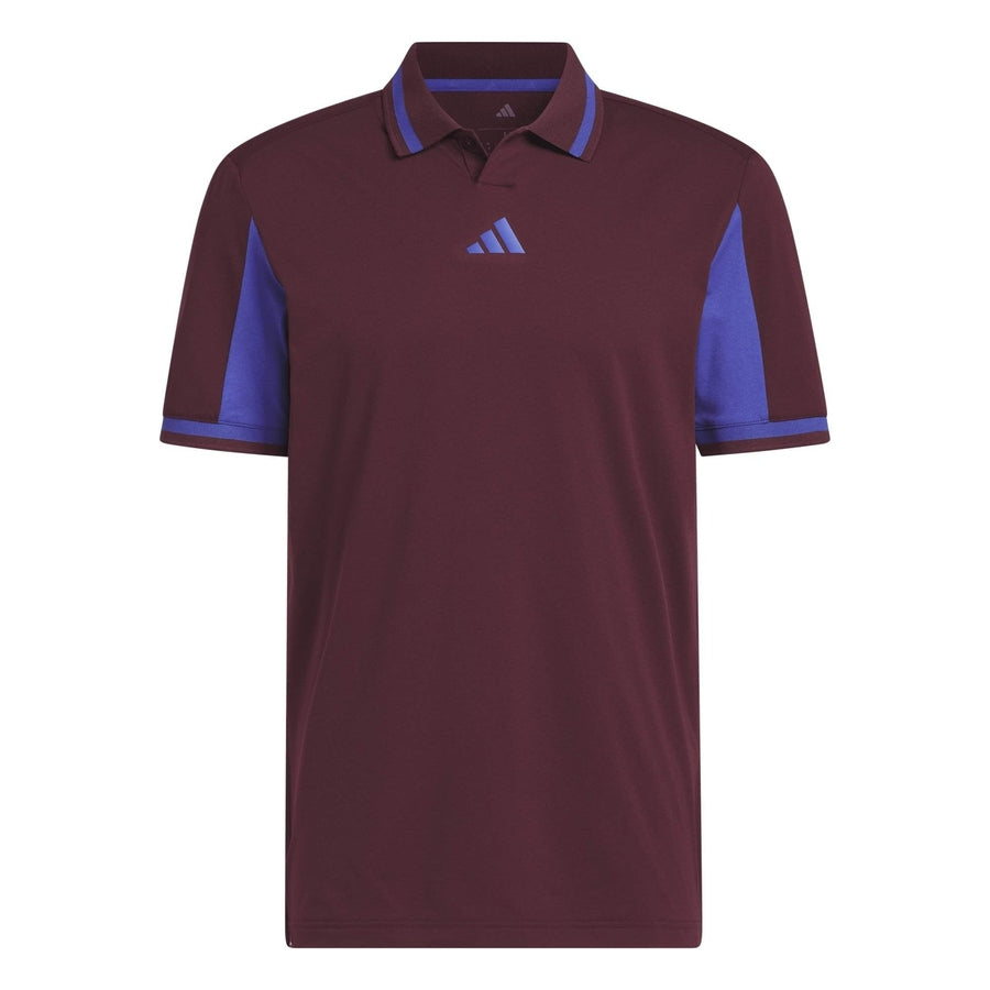 Polo Adidas Beyond The Course Vent Twistknit - rouge