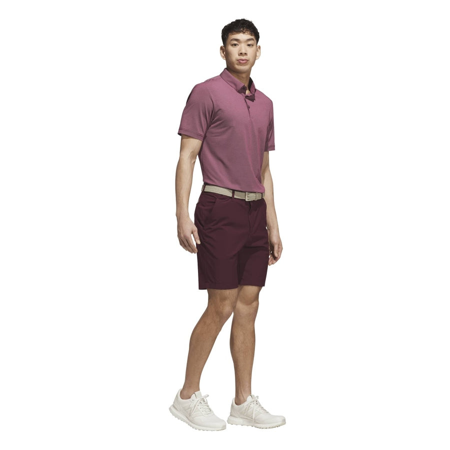 Polo Adidas Ultimate365+ Climacool à fines rayures tennis - rouge