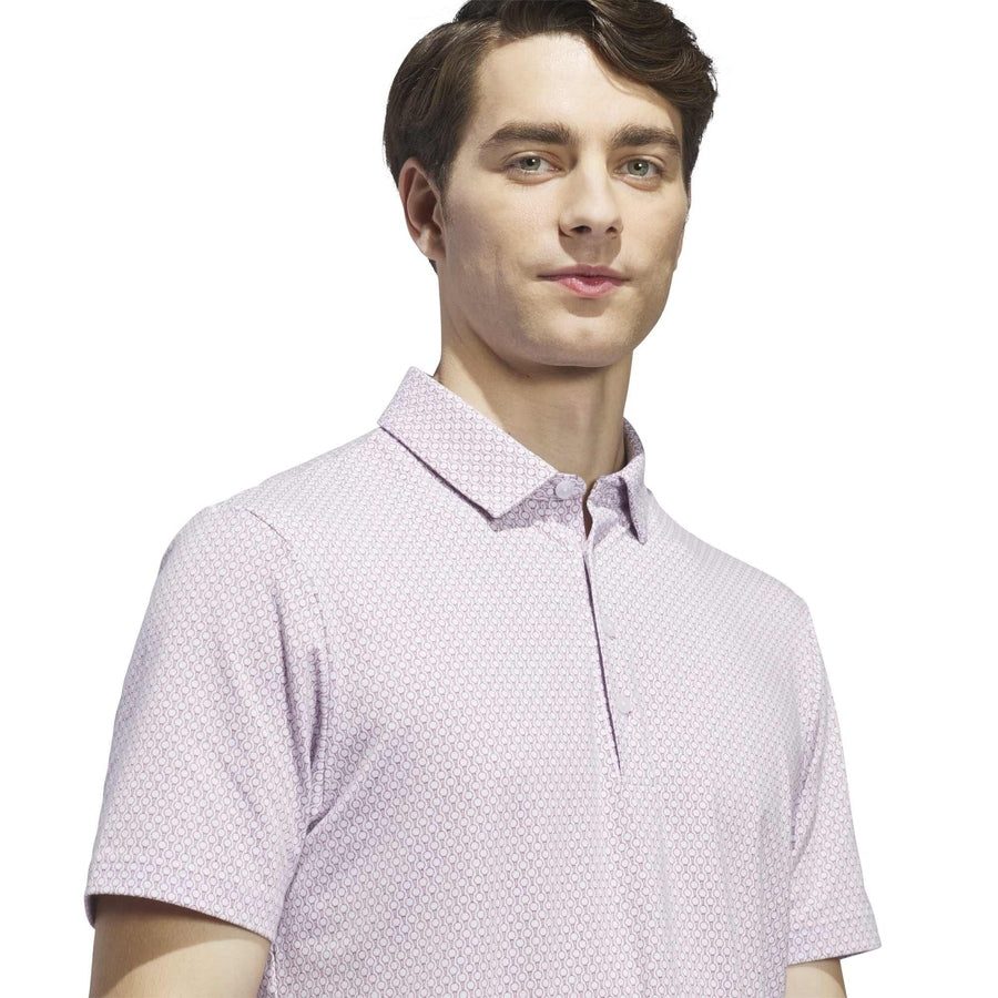 Polo imprimé Adidas Ultimate365+ Go-To - violet