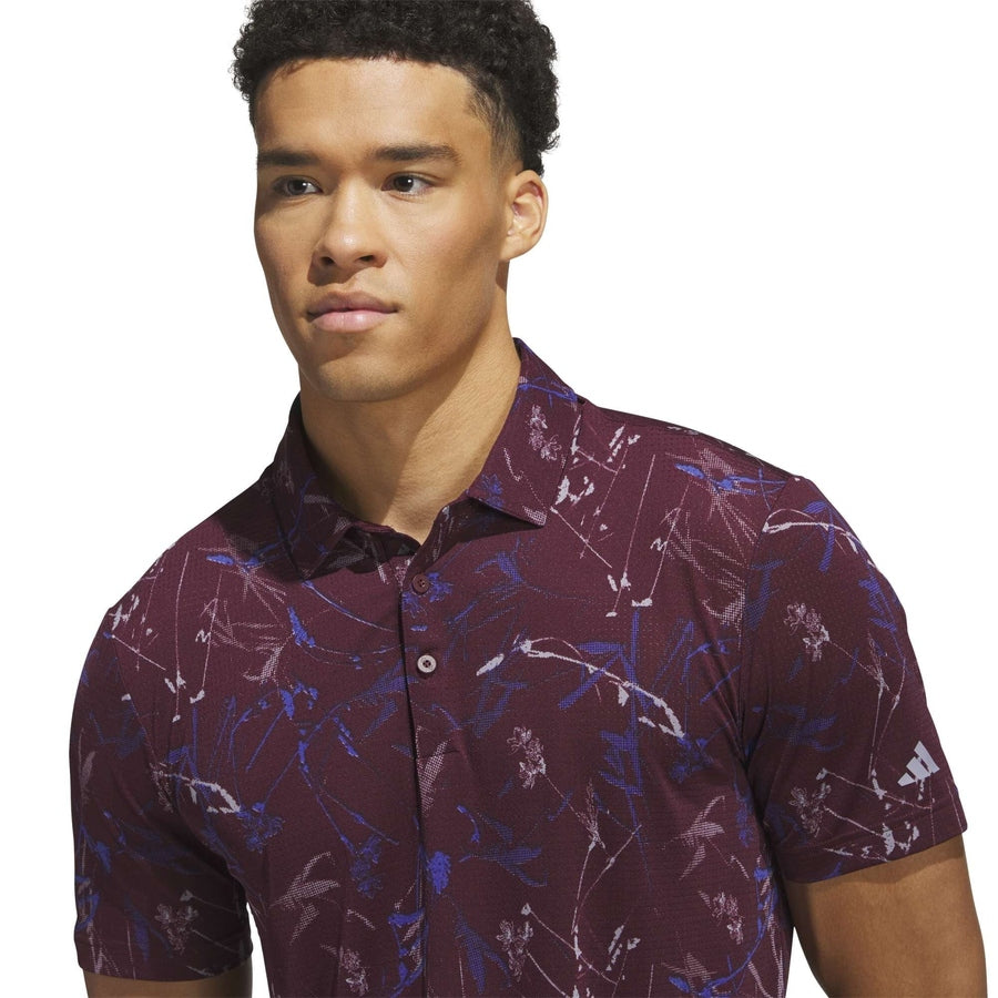 Adidas Ultimate365 Mesh Climacool Polo Shirt - Red