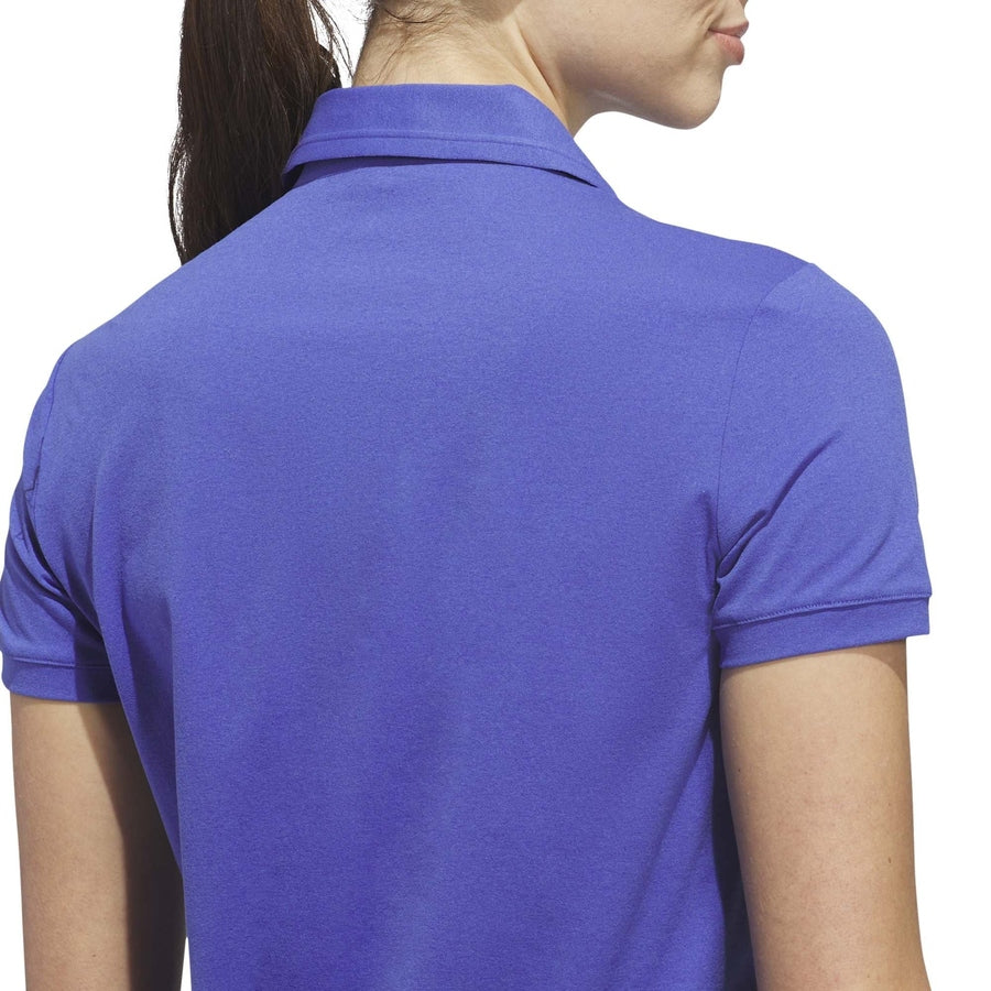 Adidas Ladies Ultimate365 Tour Twistknit Polo Shirt - Blue