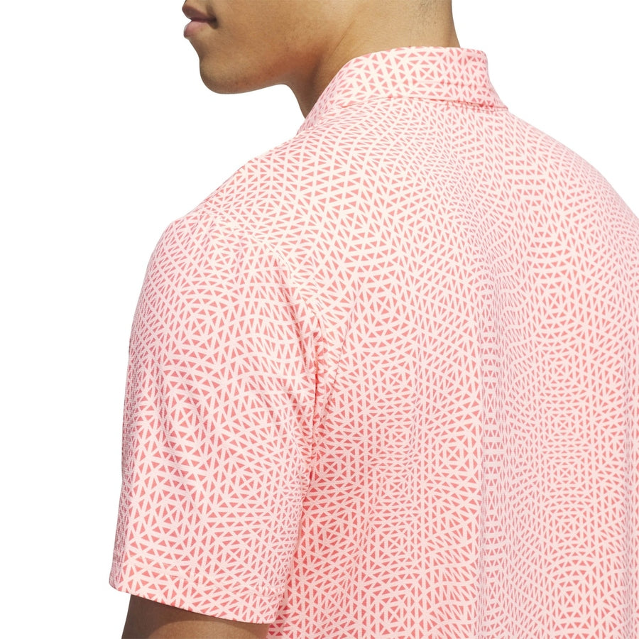 Adidas Ultimate365 Tour Cool Feeling Deco Polo Shirt - Pink