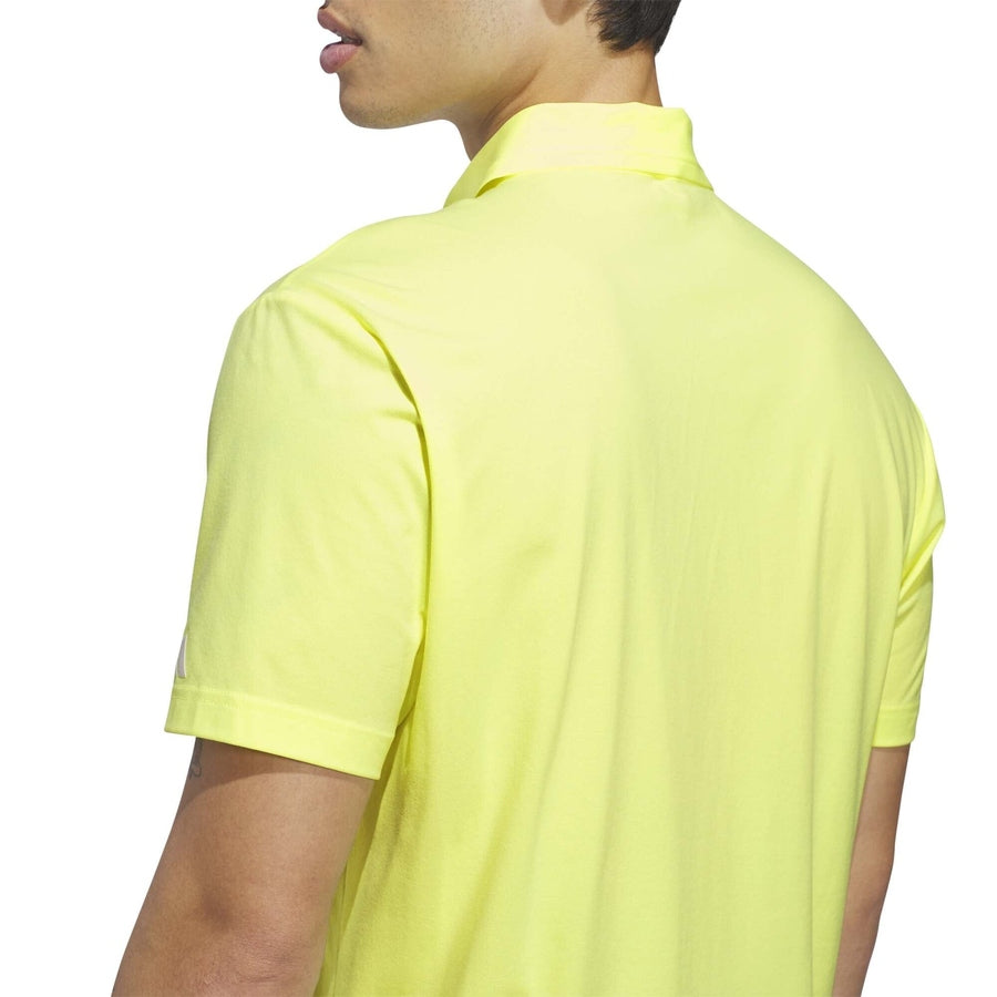 Polo de golf Adidas Ultimate365 Twistknit Tour - jaune