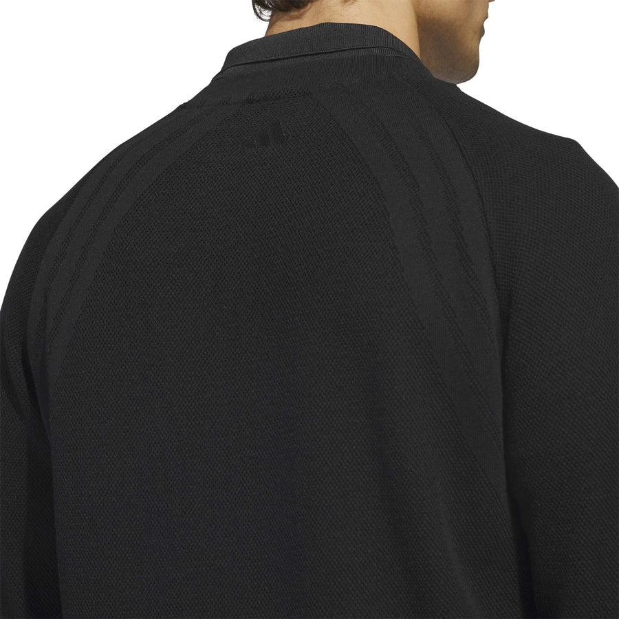 Adidas Ultimate365 Tour Knit Crewneck Sweatshirt - Black