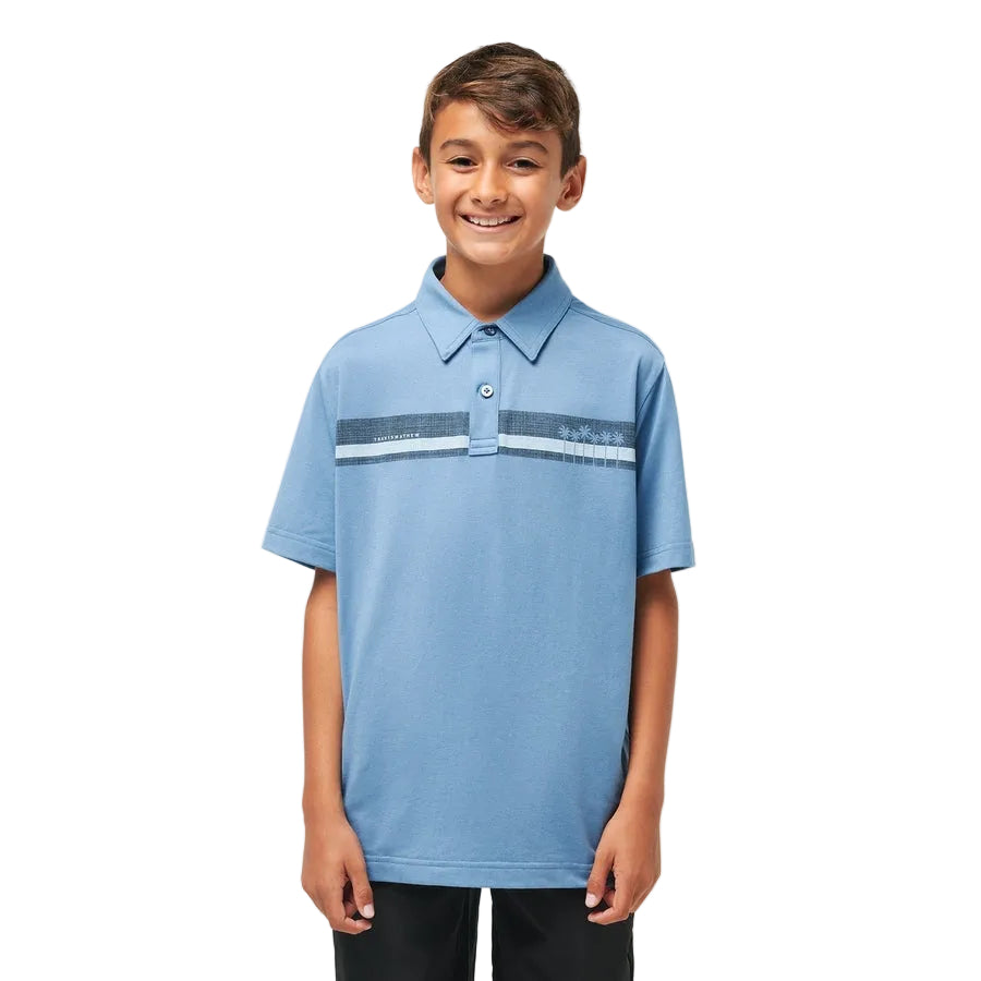 Travis Mathew Under A Palm Youth Polo