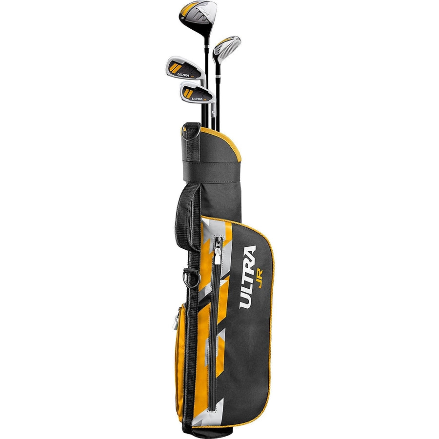 Wilson Kids Ultra Medium Size Golf Set - Black/Yellow Ages 8-11