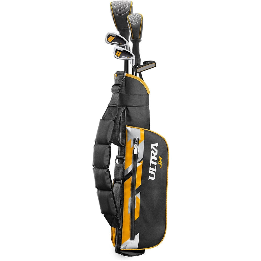 Wilson Kids Ultra Medium Size Golf Set - Black/Yellow Ages 8-11