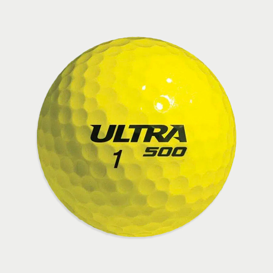 45 Wilson Ultra 500 Golf Balls - Yellow