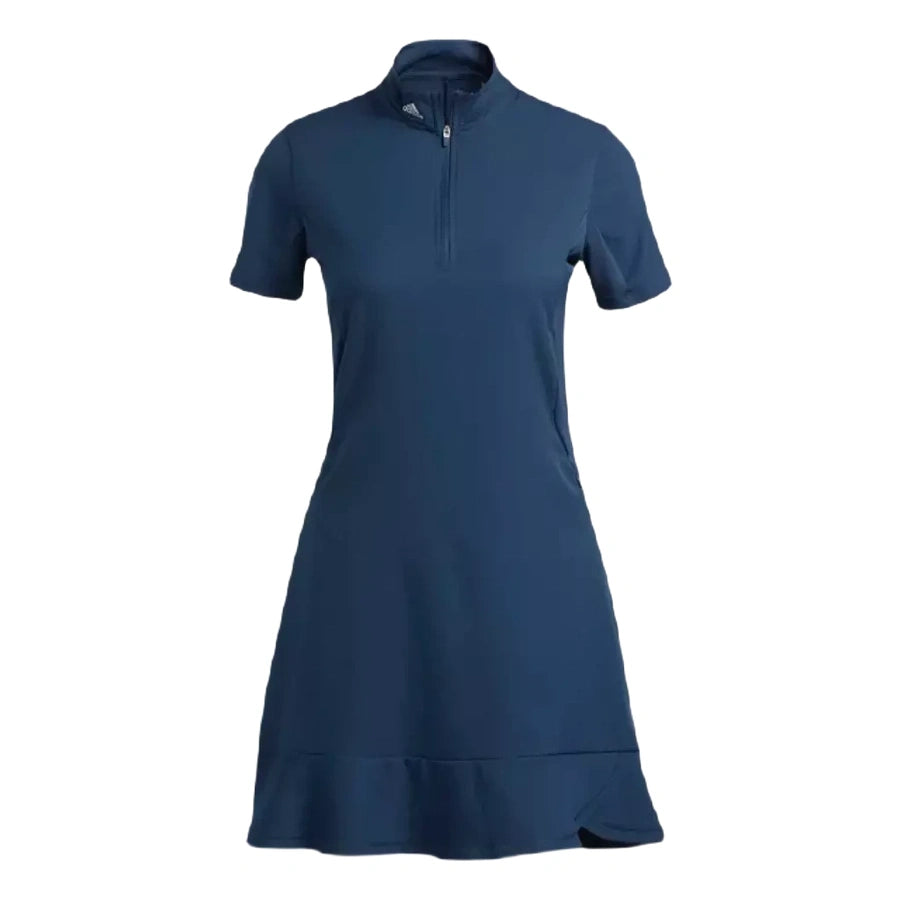 Adidas Ladies Frill Dress - Navy