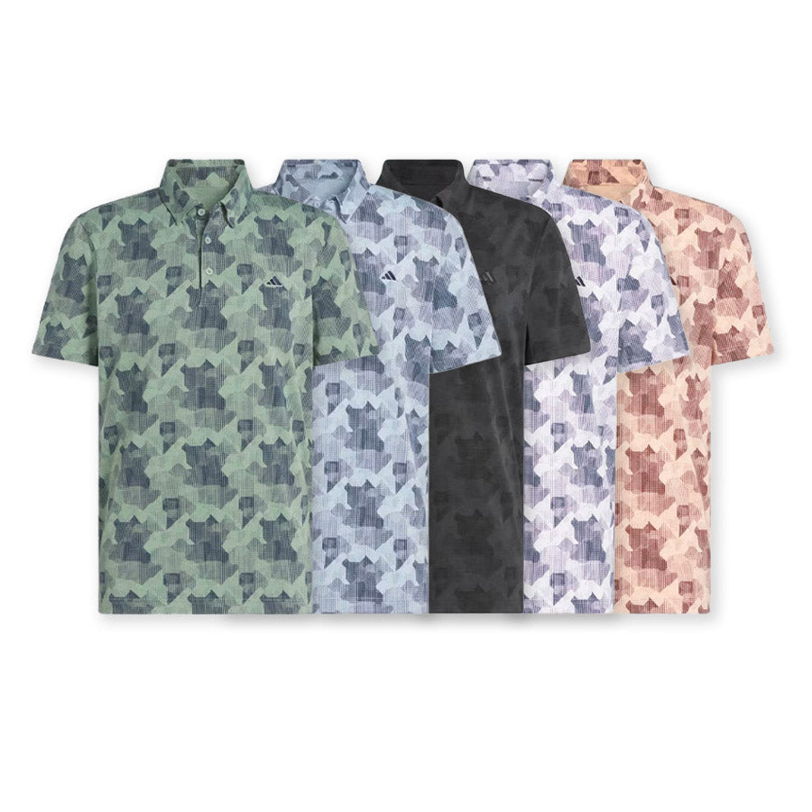 Adidas 2025 Go-To Printed Polo Shirt | Free Shipping Nationwide o
