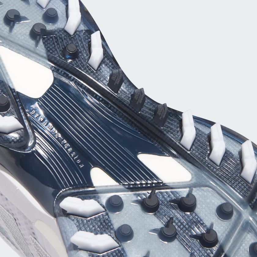 Adidas Adizero ZG Spikeless Golf Shoes - White/Blue