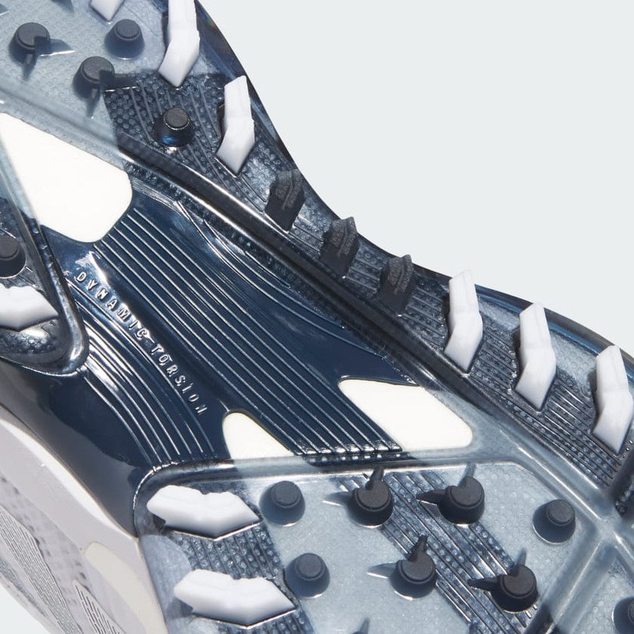 Adidas Adizero ZG Spikeless Golf Shoes - White/Blue