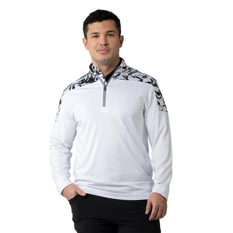 Levelwear Men's Luca Long Sleeve Golf Pullover