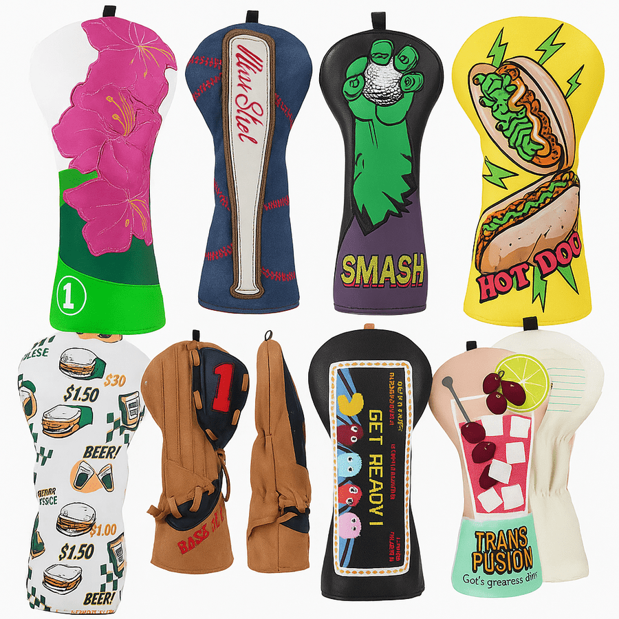 Premium Novelty Leather Driver Headcovers