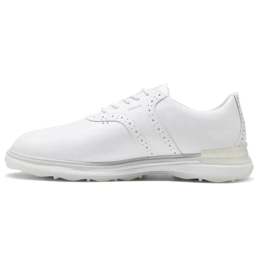 Puma AVANT Spikeless Golf Shoes - White/White
