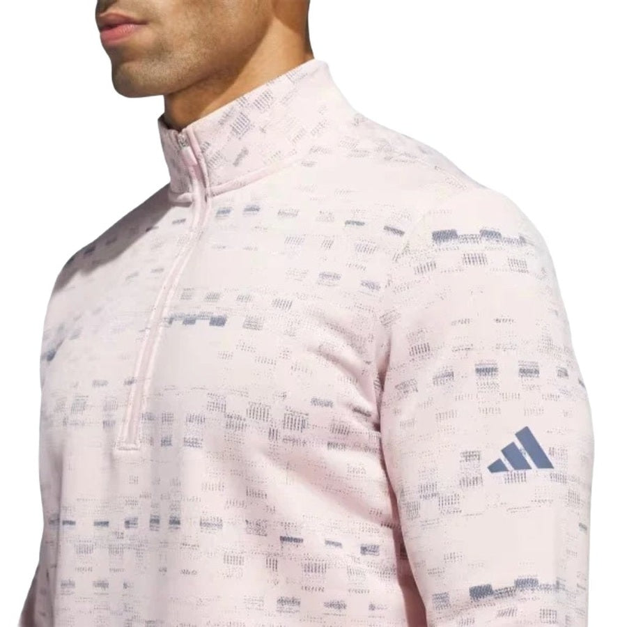 Adidas Core Printed Quarter Zip Pullover