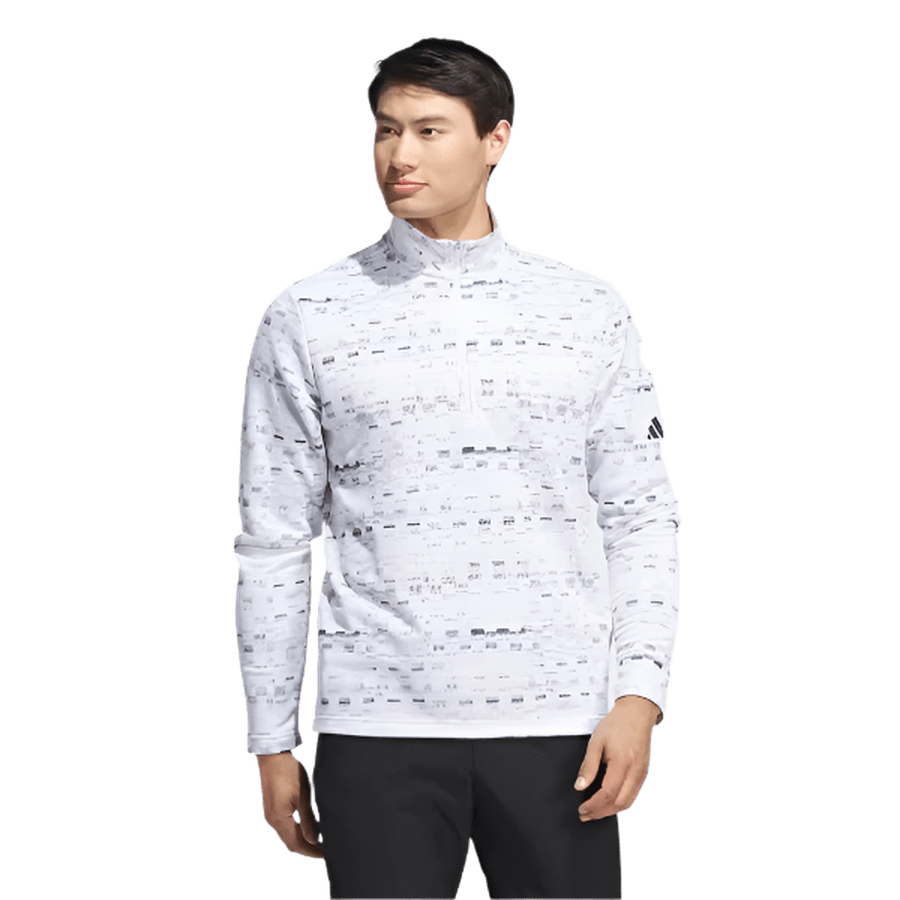 Adidas Core Printed Quarter Zip Pullover