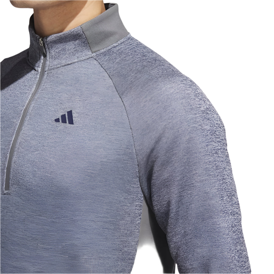 Adidas Men's Golf DWR Quarter-Zip Pullover - Navy
