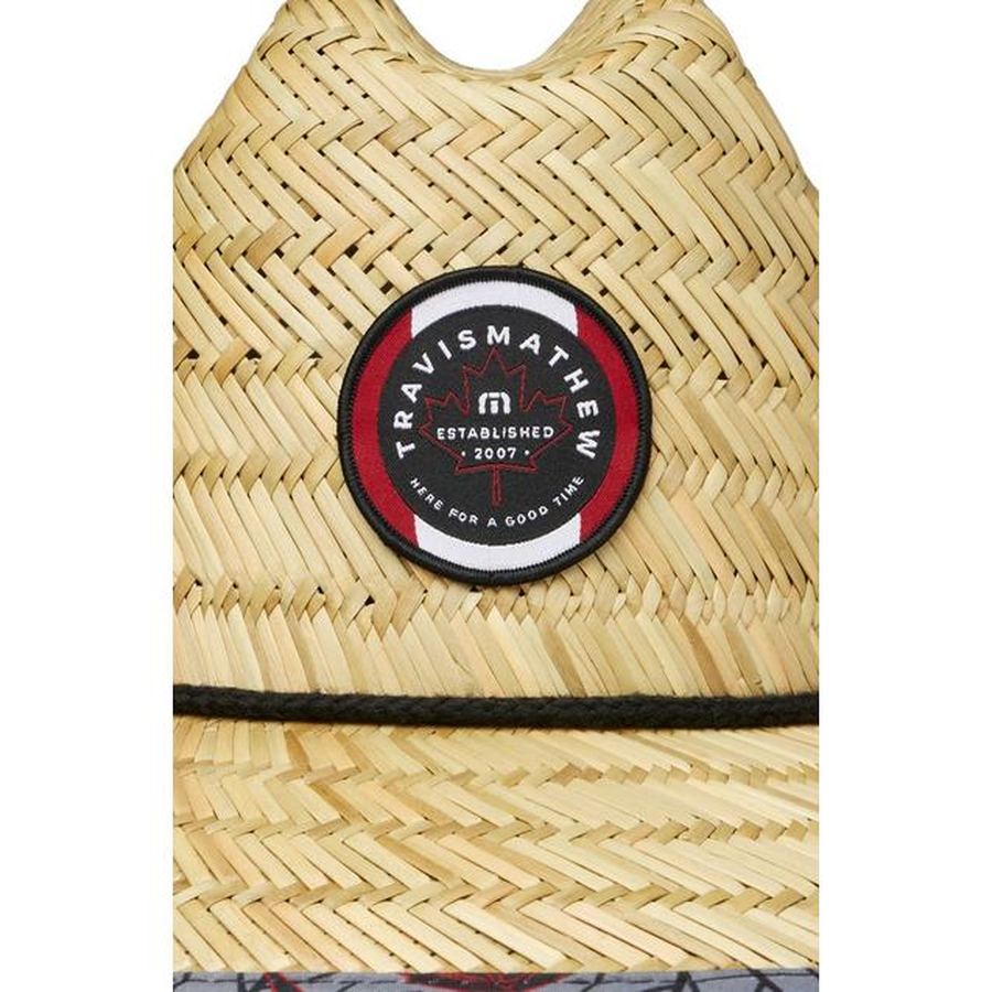 Travis Mathew Fairweather Friend Straw Hat WHLS
