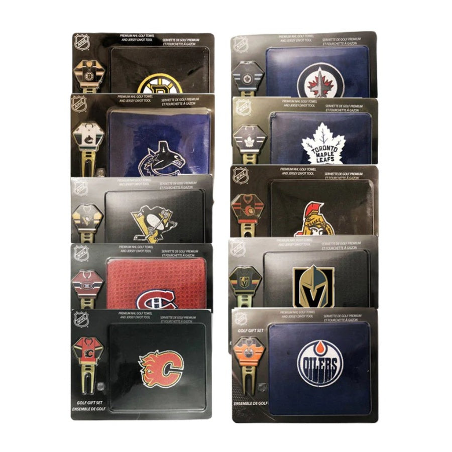 NHL : serviette, maillot et outil de réparation de divot de golf