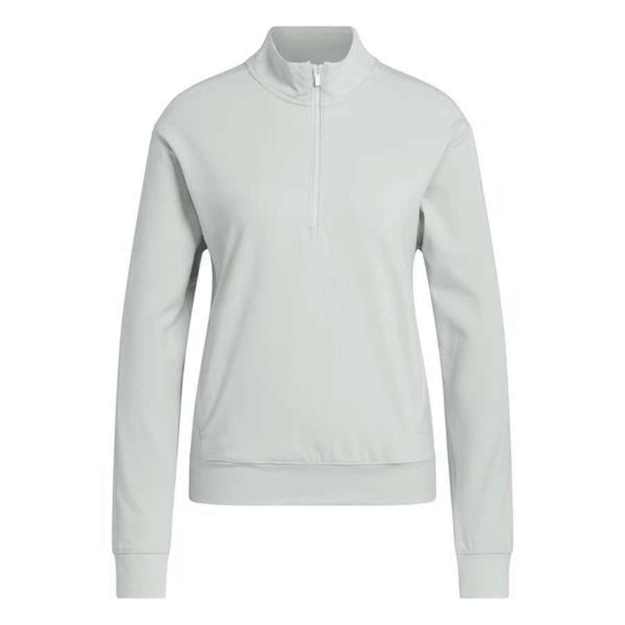 Adidas Ladies Ultimate 365 Quarter Zip Top - Green