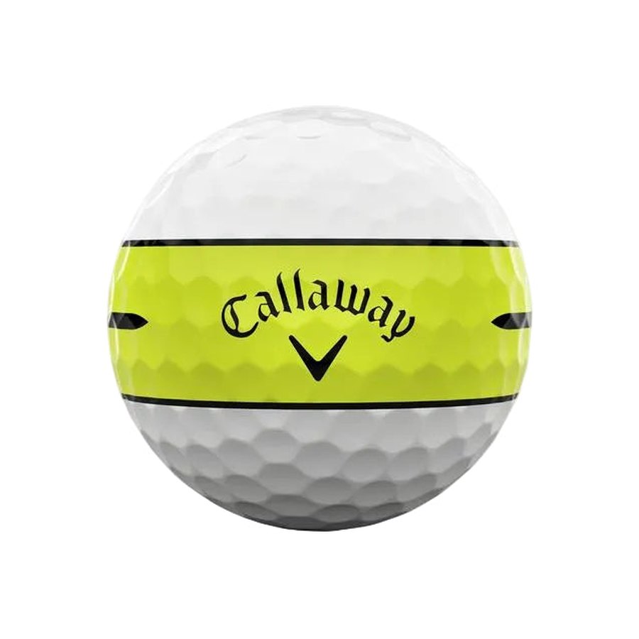 2 Dozen Callaway Chrome Soft 360 2024 Yellow Golf Balls - Logo Overrun