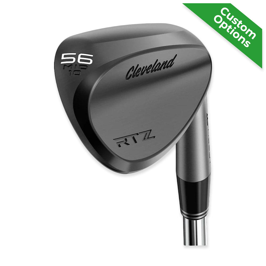 Cleveland RTZ Black Satin Wedge - FREE Custom Options