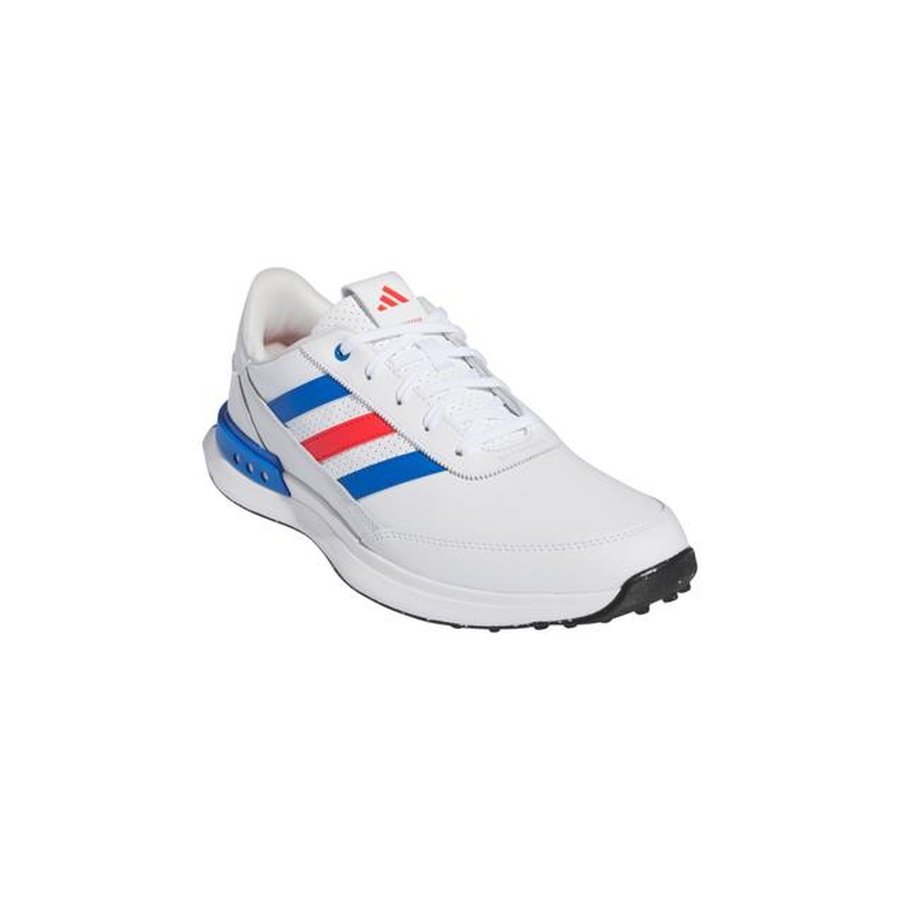 Adidas Men's S2G Spikeless Leather 24 Golf Shoes - White/Red/Blue WHLS