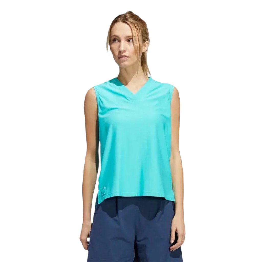Adidas Ladies Go-To Sleeveless Polo Shirt