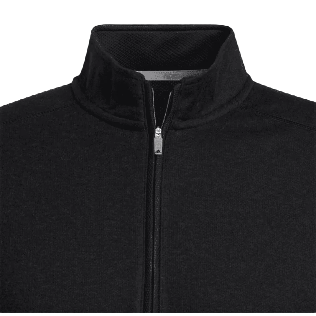 Adidas 3-Stripes Quarter-Zip Pullover - Black