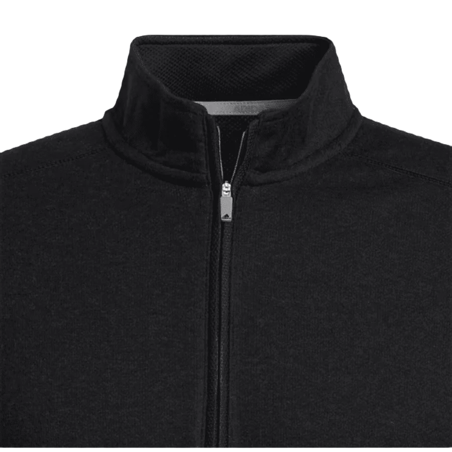 Adidas 3-Stripes Quarter-Zip Pullover - Black