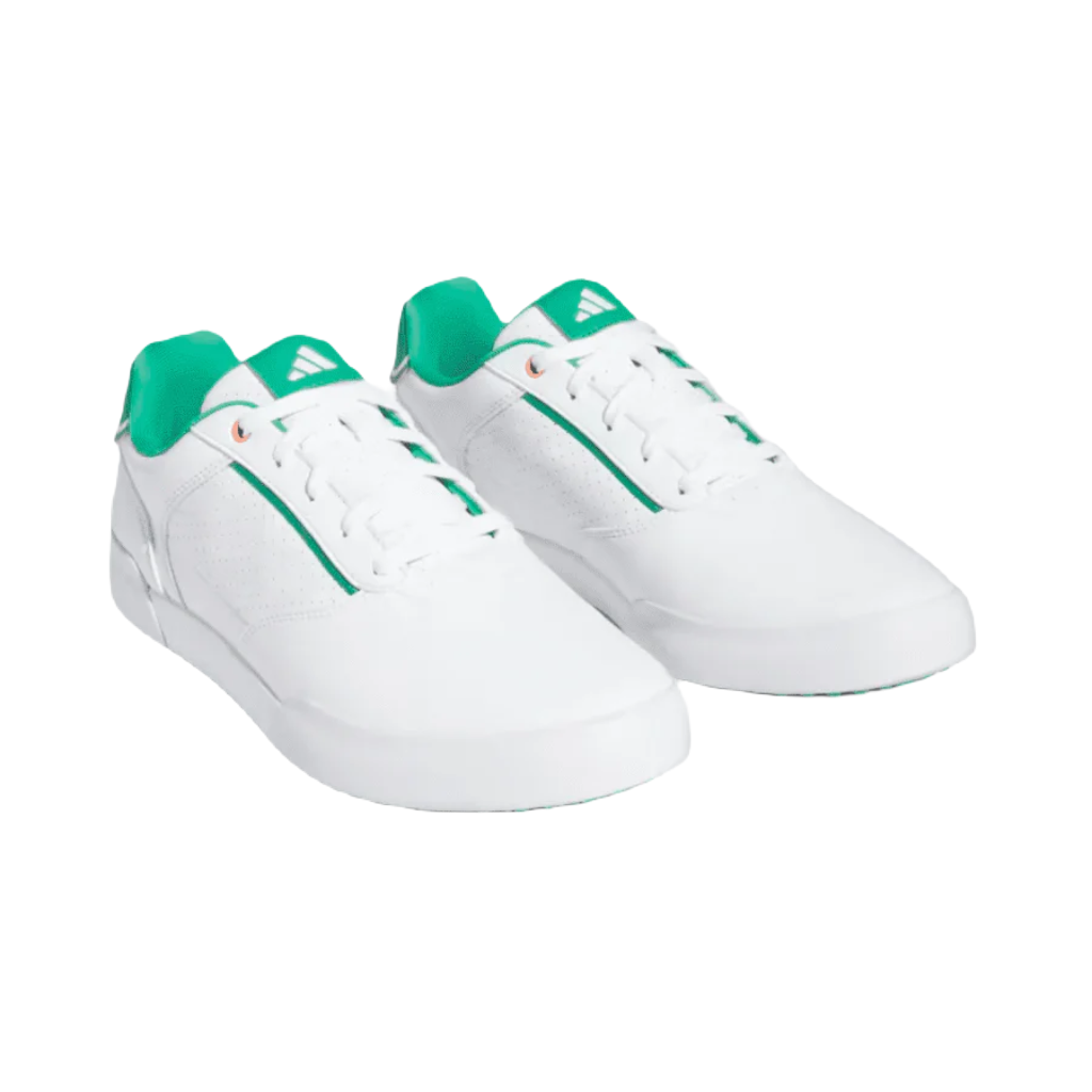 Adidas Retrocross Spikeless Golf Shoes White Green