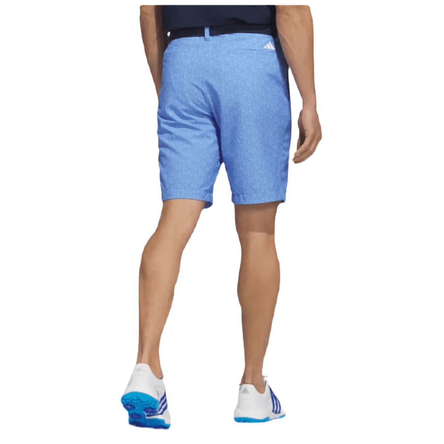 Adidas Ultimate365 9-Inch Printed Golf Shorts - Blue