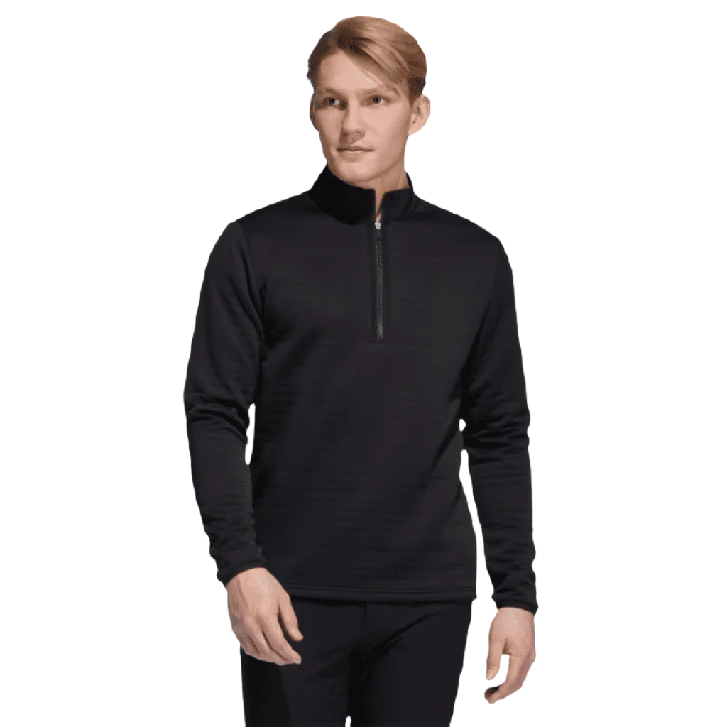 Black half zip sales pullover