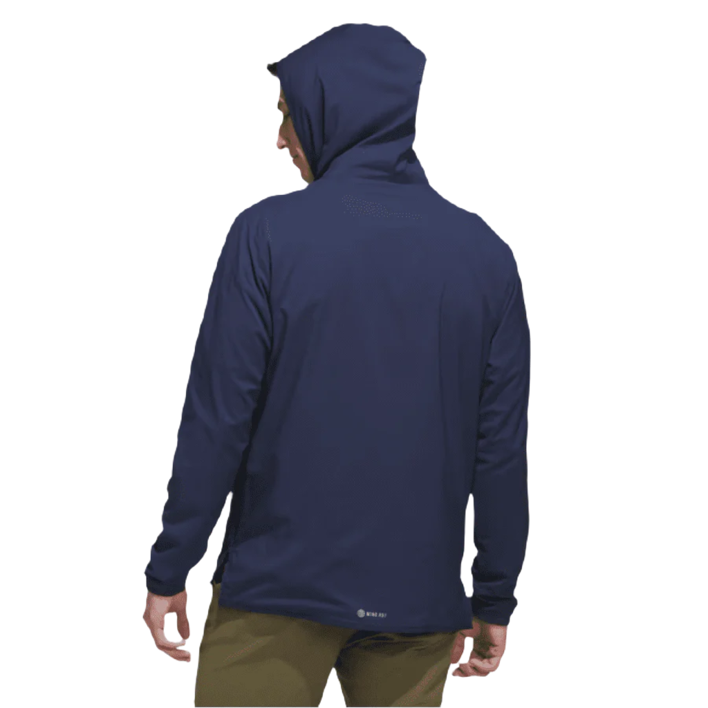 Adidas Go-To Lightweight WIND.RDY Golf Hoodie - Navy